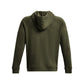 Under Armour Men's Rival Fleece Logo Hoodie, (390) Marine OD Green / / White, X-Large