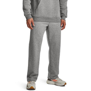 Under Armour Men's Rival Fleece Pants, (025) Castlerock Light Heather / / White, 4X-Large