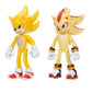 JAKKS Pacific Sonic The Hedgehog Light Up Super Sonic & Super Shadow Action Figure Set