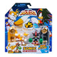 AKEDO Sonic The Hedgehog Versus Pack with Tails and Shadow, Mini Collectable Battling Action Warriors, 2.25 Inches Tall, Contains 2 Battle Controllers