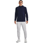 Under Armour Men's ArmourFleece Twist Hoodie, (410) Midnight Navy / / Black, Small