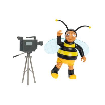 The Simpsons 5" Action Figure Bumblebee Man with Video Camera Wave #4