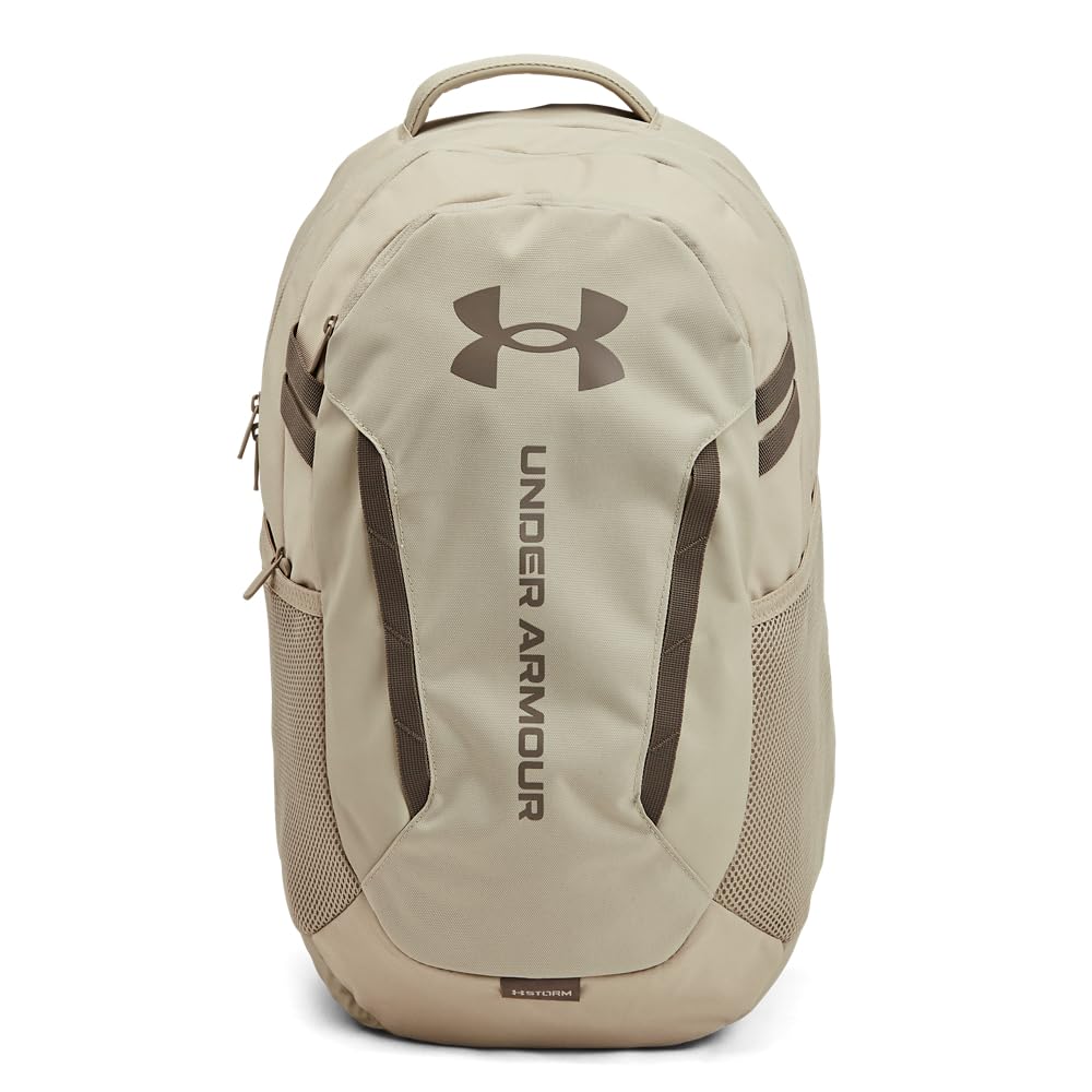 Under Armour Unisex Hustle 6.0 Backpack, Khaki Base/Taupe Dusk, One Size