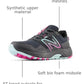 New Balance Women's 410v8 Trail Running Shoe, Black/Bright Cyan/Hi-Pink, 5 W