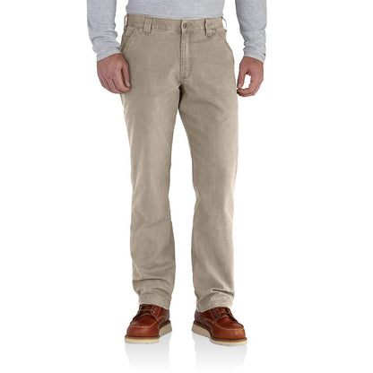 Carhartt Men's Relaxed Straight Rigby Dungaree, Tan, W50 x L32