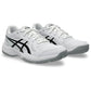 ASICS Kid's Upcourt 6 Grade School Volleyball Shoes, 1, White/Black