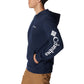 Columbia Mens Trek Long Sleeve Hoodie, Collegiate Navy/CSC Sleeve Logo, XX-Large