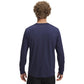 Under Armour Men's UA Sportstyle Left Chest Long Sleeve Washed Navy/Black XX-Large