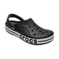 Crocs Bayaband Clog Black/White Men's 9, Women's 11 Medium