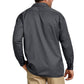 Dickies Men's Long Sleeve Work Shirt, Charcoal, Small