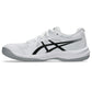 ASICS Kid's Upcourt 6 Grade School Volleyball Shoes, 1, White/Black