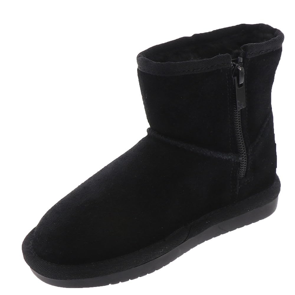 Koolaburra by UGG unisex child Koola Mini Fashion Boot, Black, 3 Little Kid US