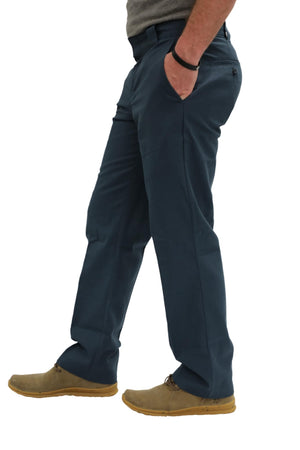 Dickies Men’s 851 Flex Twill Work Pants – Durable Stretch Utility Cargo Trousers for Construction & Mechanics, Air Force Blue, 29W x 30L