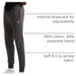 Champion Mens Joggers, Everyday Cotton, Lightweight Lounge Knit For Men, 31" Sweatpants, Granite Heather C Patch Logo, XX-Large US