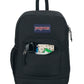 JanSport Cross Town Plus Backpack - Large Main Compartment, Side Water Bottle Pocket, 15-Inch Padded Laptop Sleeve - Black