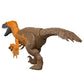 Mattel Jurassic World Rebirth Wild Roar Utahraptor Dinosaur Toy with Tail-Controlled Chomp Multi-Direction Attack & Sound, Posable & Digital Play