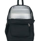 JanSport Cross Town Plus Backpack - Large Main Compartment, Side Water Bottle Pocket, 15-Inch Padded Laptop Sleeve - Black