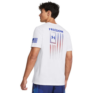 Under Armour Men's Freedom Graphic Short Sleeve T-Shirt, (100) White / / Team Royal, XX-Large