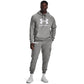 Under Armour Men's Rival Fleece Logo Hoodie, (025) Castlerock Light Heather / / White, 3X-Large