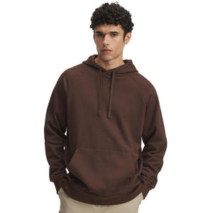 Under Armour Men's Rival Fleece Hoodie, (230) Gridiron Brown / / Gridiron Brown, Large