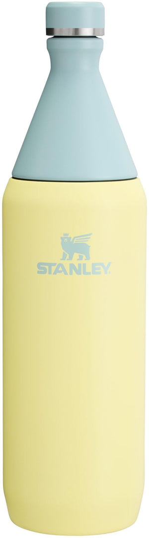 Stanley All Day Slim Bottle 34 oz | Twist On Lid with Leakproof Seal | Slim Design for Travel & Gym | Insulated Stainless Steel | BPA-Free | Pomelo