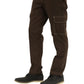 Dickies Men’s Flex Slim Straight Cargo Pants – Stretch Work Pants with Utility Pockets, Ideal for Uniform or Office Wear, Chocolate Brown, 30W x 30L