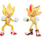 JAKKS Pacific Sonic The Hedgehog Light Up Super Sonic & Super Shadow Action Figure Set