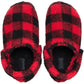 Crocs Unisex Classic Cozzzy Slipper Buffalo Plaid/Varsity Red/Black Mens 6, Womens 8 Medium