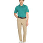 Under Armour Men's Matchplay Printed Golf Polo Rack Green/Green Mode/Midnight Navy 3X-Large Tall