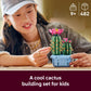LEGO Botanicals Flowering Cactus Building Toy - Crafting Kit for Girls & Boys, Ages 9+ - Gift for Birthdays - Cactus Room Decor for Display for Bedroom or Book Shelf - 11509