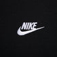 Nike Pull Over Hoodie, Black/Black/White, Medium
