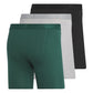 Adidas Mens Boxer Brief Underwear (3-Pack) Luxe Comfort Ultra Soft Rayon Blend