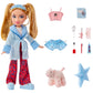 Bratz Slumber Party Cloe Fashion Doll with 2 Sets of Pajamas, Plush, and Accessories