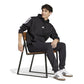 adidas Men's Essentials 3-Stripes Fleece Hoodie, Black/White, XX-Large