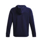 Under Armour Men's Rival Fleece Logo Hoodie, (410) Midnight Navy / / White, XX-Large