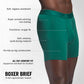 Adidas Mens Boxer Brief Underwear (3-Pack) Luxe Comfort Ultra Soft Rayon Blend