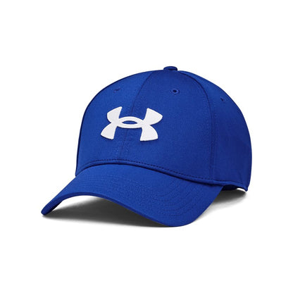 Under Armour Men's Blitzing Cap Stretch Fit, (400) Royal / / White, Large/X-Large