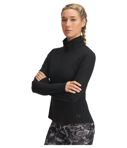Under Armour Womens Motion 1/2 Zip, (002) Black / / Jet Gray, X-Large