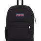 JanSport Cross Town Backpack 17" x 12.5" x 6" - Simple Bag for Everyone with 1 Main Compartment, Front Utility Pocket - Premium Class Accessories - Black