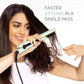 CHI Original Flat Iron Hair Straightener, Ceramic Floating Plates for Smooth Finish, Quick Heat Up Styling Tool, Adjustable Heat Settings, 1.25", Mint Mojito
