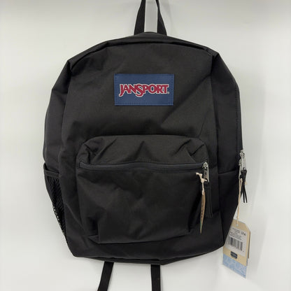 JanSport Cross Town Backpack 17" x 12.5" x 6" - Simple Bag for Everyone with 1 Main Compartment, Front Utility Pocket - Premium Class Accessories - Black
