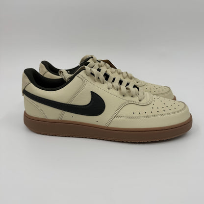 Nike Men's Court Vision Low Shoes, Light Khaki/Sequoia-Gum Medium Brown, 11.5