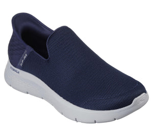 Skechers Men's Go Walk Flex No Hands Hands Free Slip-Ins Sneaker, Navy, 10 X-Wide