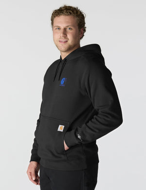 Carhartt Men's Force Relaxed Fit Lightweight Logo Graphic Sweatshirt, Black, X-Large