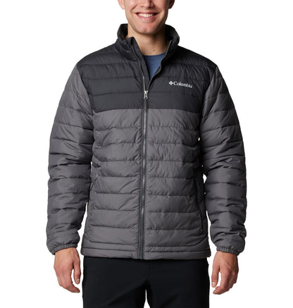 Columbia Men's Powder Lite II Jacket, City Grey/Shark, XX-Large