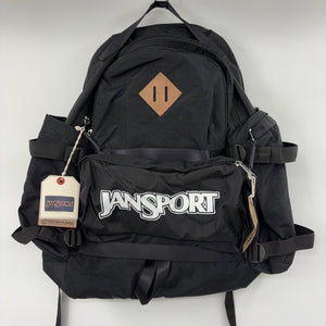 JanSport Seattle Pack – Durable Backpack with Main Compartment, Dual Water Bottle Pockets, Lined Laptop Sleeve, Black