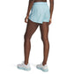 Under Armour Women's Tech Play Up Short, 3" Inseam Low Rise with Pockets, Quick Dry, Athletic Shorts for Workout, Running, and Gym, Stream/White, Large