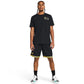 Under Armour Men's Perimeter Basketball Shorts, (002) Black / / Metallic Gold, X-Large