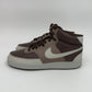 Nike Men's Court Vision Mid Next Nature Shoes, Baroque Brown/Light Bone-Mink Brown, 9