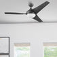 Honeywell Ceiling Fans Neyo, 52 Inch Contemporary Indoor LED Ceiling Fan with Light, Remote Control, Modern High Performance Blades, Reversible Motor Model- 51800-01 (Espresso)